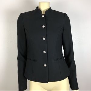 Elizabeth and James Silver Button Black Blazer 6